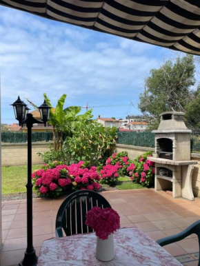 apartamento con jardín privado y barbacoa a 5 min playas santander